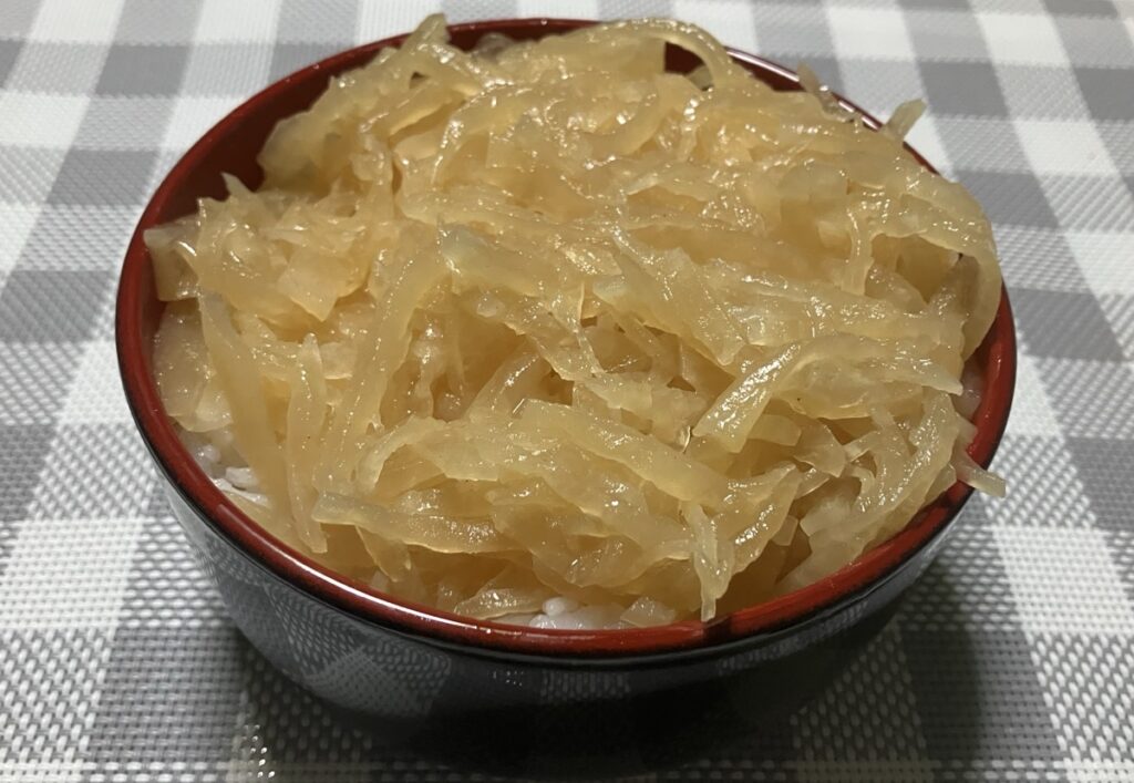 大根の油入り丼