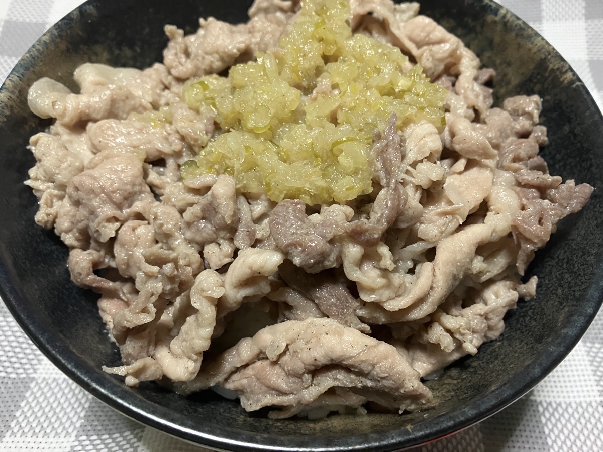 塩豚丼の画像