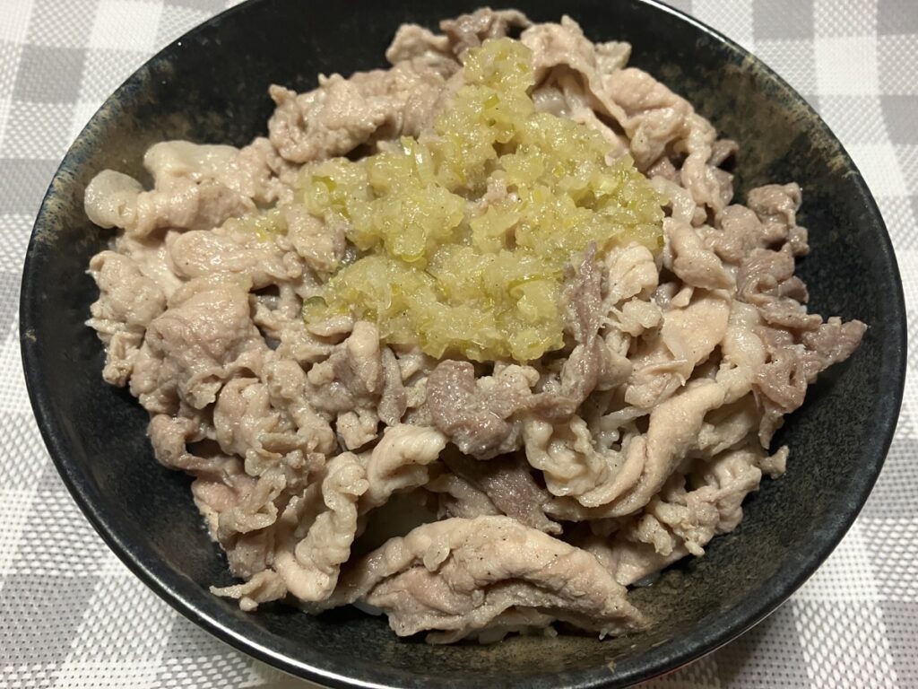 塩豚丼の画像