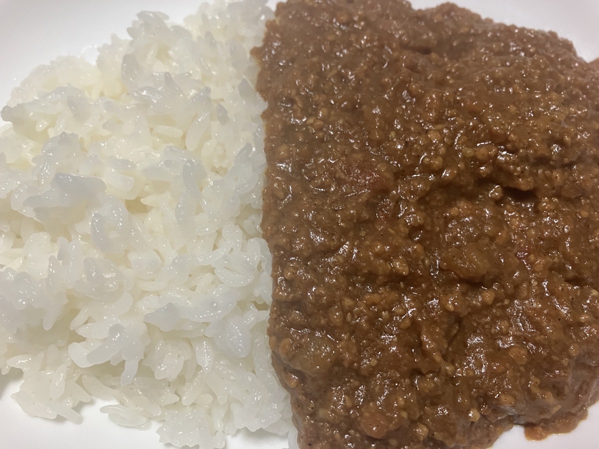 レンジで簡単！キーマカレーの画像